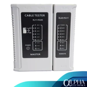 Tester de red para cables rj45 y rj11