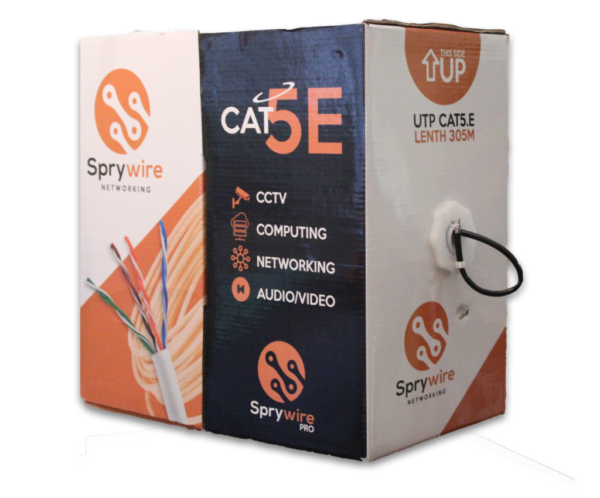 Bobina de Cable UTP Categoría 5 Exterior Sprywire