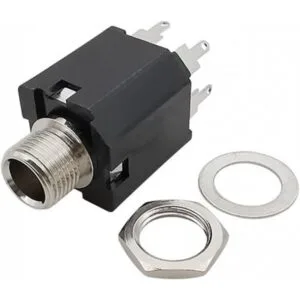 Jack 1/4" Stereo Vertical 5 Pines Para PCB