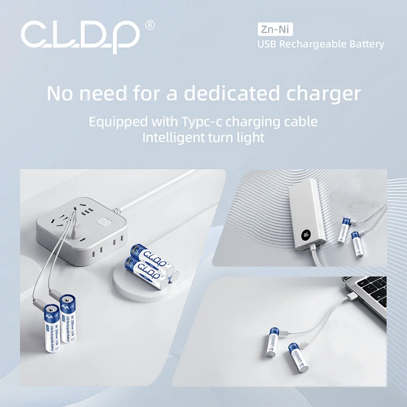 Par de Baterías AA Recargable USB-C de 2000mAh - Imagen 4