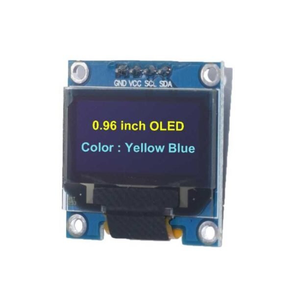 Pantalla OLED de 0.96" SSD1306, Amarillo y Azul - Imagen 2