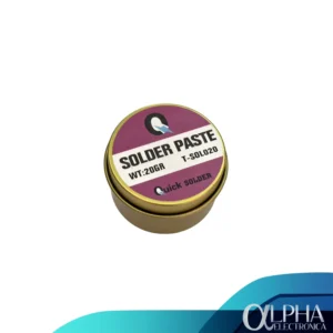Pasta para soldar blanca 20gr marca quicksolder carcasa metálica