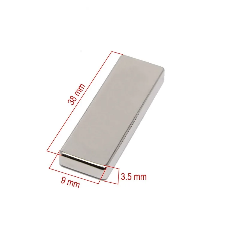 Imán Rectangular 38x9x3.5mm