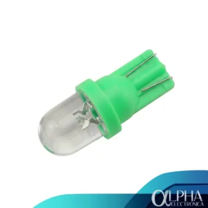 Led 10mm 12V Con Base Verde