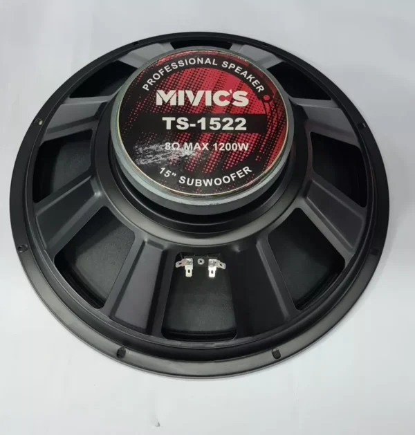 Bocina de 15", 8 Ohms, 1200W Mivic's - Imagen 2