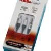 Cable Plug 3.5mm Estéreo a 2 Plug RCA Metalicos 1.8M Audiopipe - Imagen 3