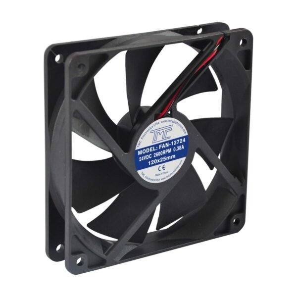Ventilador de 24V 12x12x2.5cm 0.38A TMC