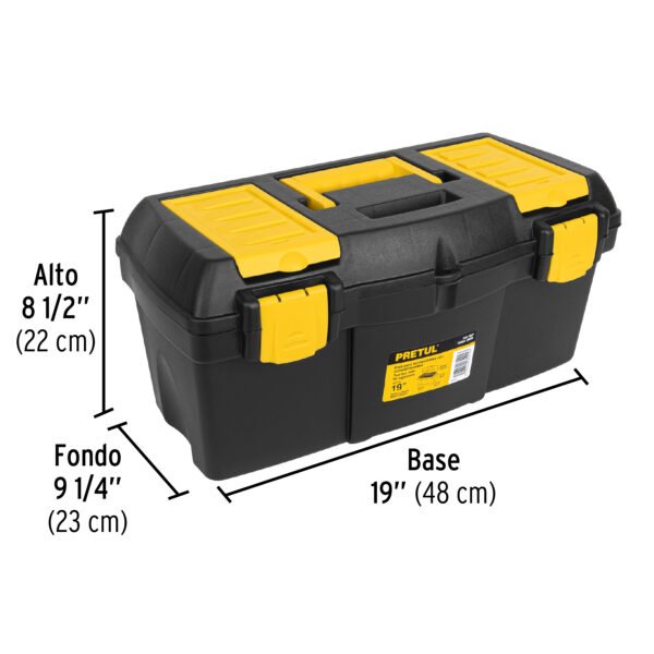 Caja Para Herramienta de 19" Con Compartimentos, Pretul - Imagen 3