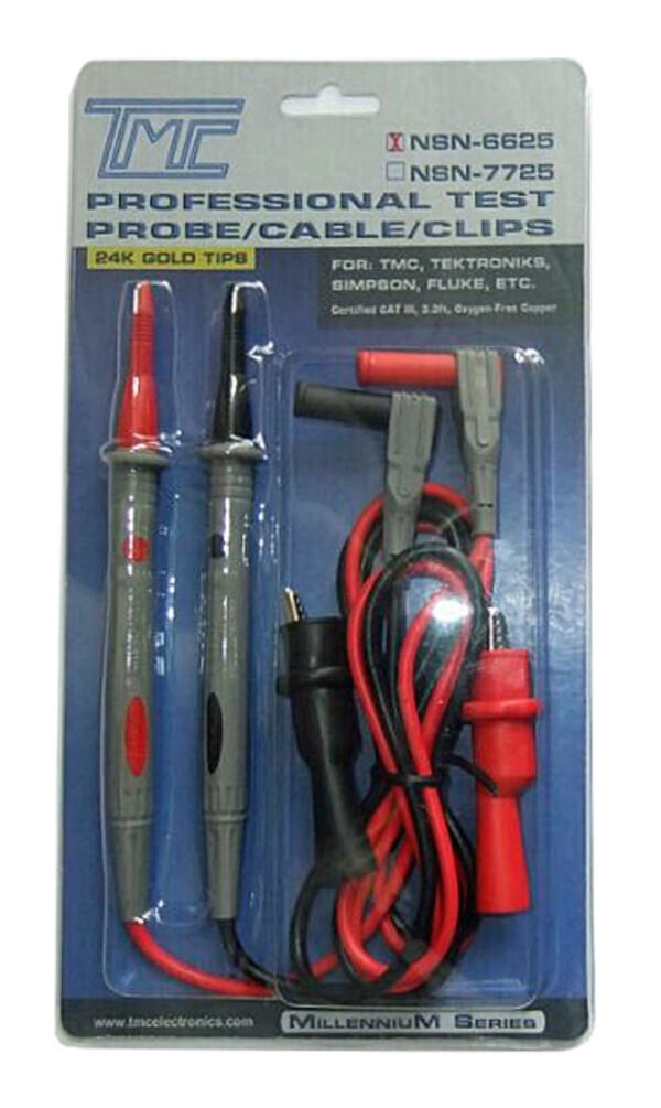 Cable Para Multimetro Profesional TMC Con Lagartos