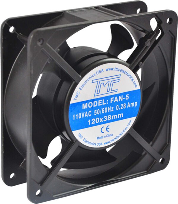 Ventilador de Metal 110V 12x12x3.8cm, TMC