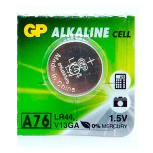Batería LR44 Alcalina, 1.5V GP