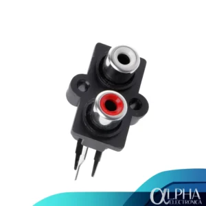 Terminal de 2 Jack RCA Para PCB Horizontal