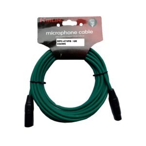 Cable Para Micrófono XLR de 10M Verde Kirlin