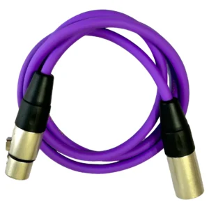 Cable Para Micrófono XLR de 6M Kirlin - Purpura