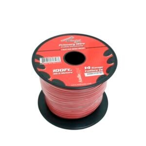 Rollo de Cable Primario Automotriz Rojo 14 AWG, Audiopipe 30.5M