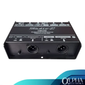 Caja directa Pasiva 2 canales vista frontal