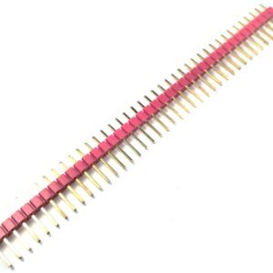 Tira de Pin Header Macho 40 Pines Rojo