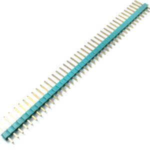 Tira de Pin Header Macho 40 Pines Verde